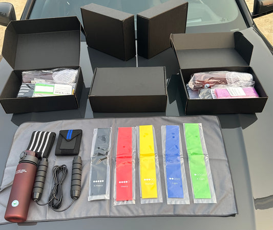 Kit Fitness Premium Ocean Blue - Pack Completo 5 Productos