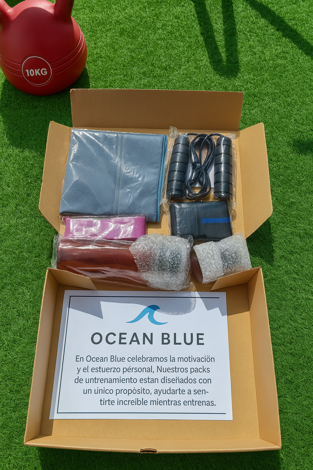 Kit Fitness Premium Ocean Blue - Pack Doble (2 Kits)