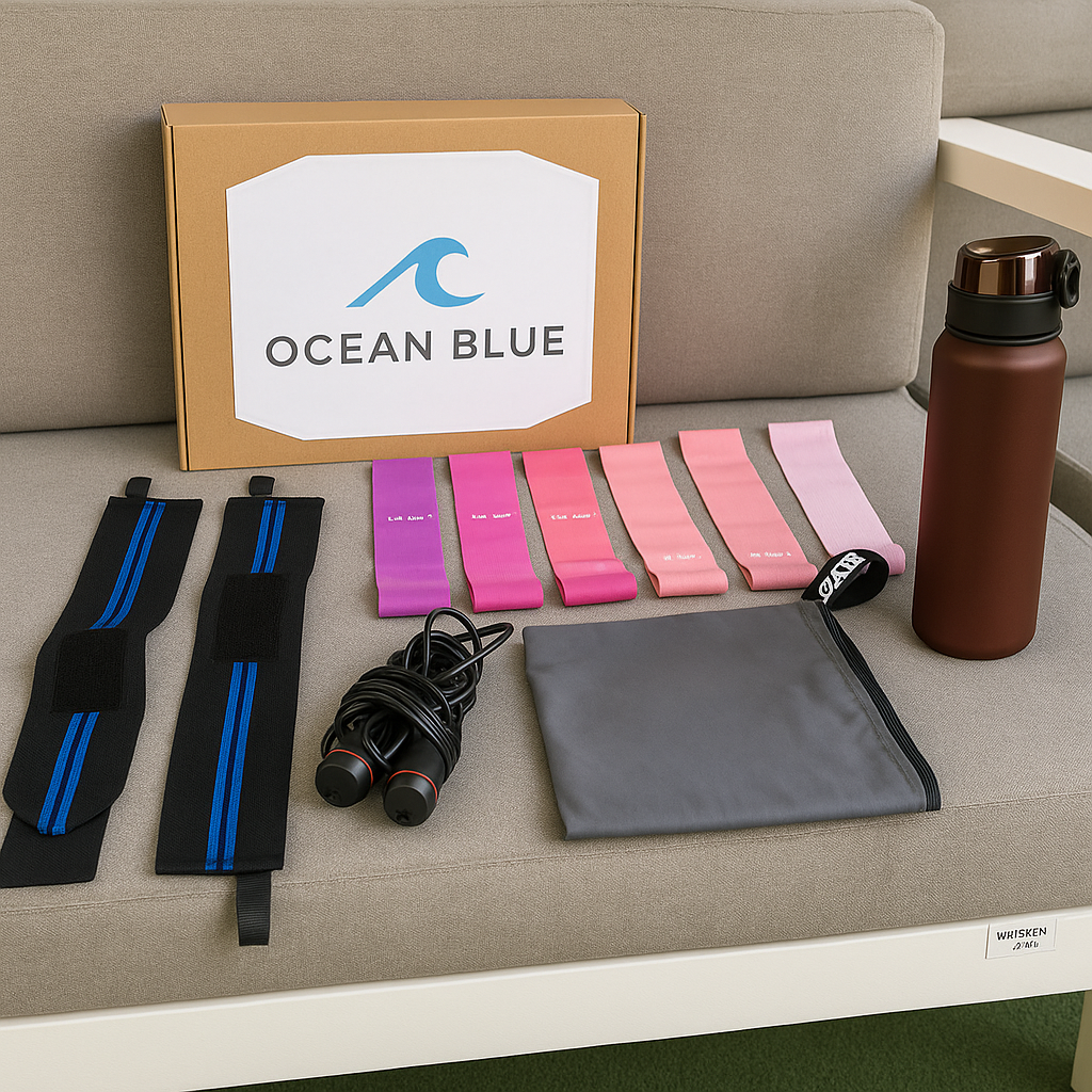 Kit Fitness Premium Ocean Blue - Pack Doble (2 Kits)